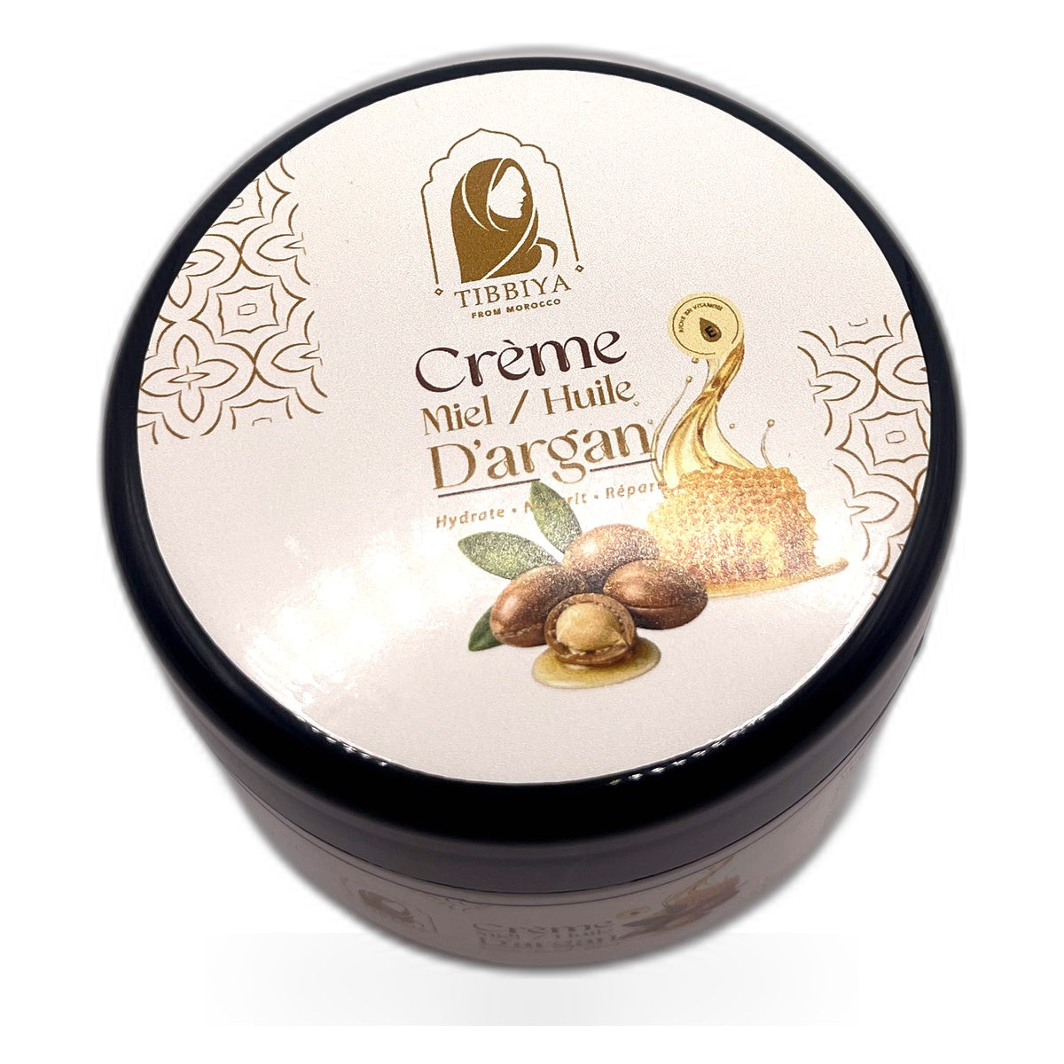 Crème Miel & Huile d'Argan Tibbiya