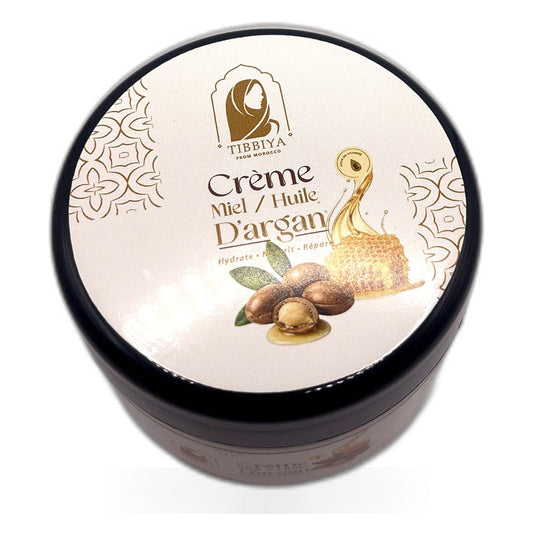 Crème Miel & Huile d'Argan Tibbiya