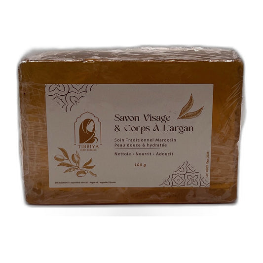 Savon Visage & Corps à l'Argan Tibbiya
